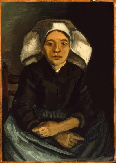 Peasant Woman from Nuenen Sitting by Vincent van Gogh